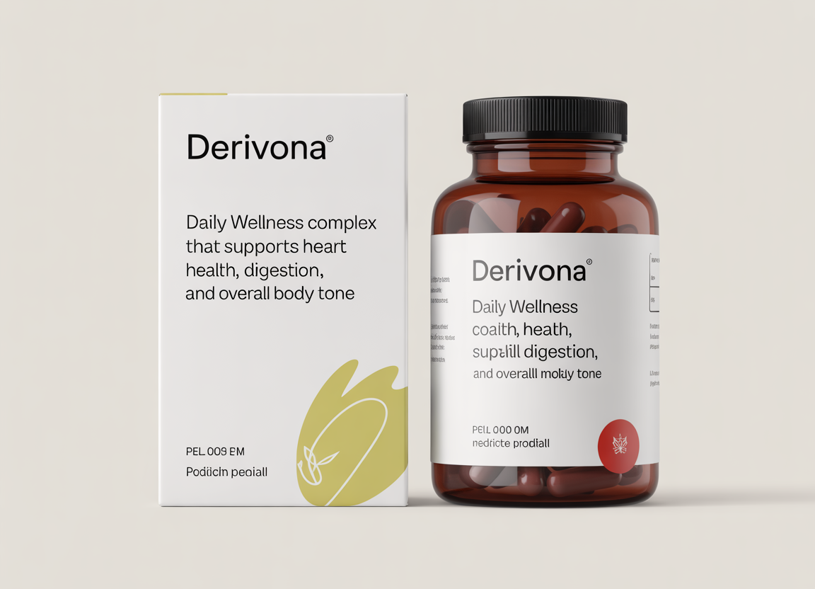 Derivona daily wellness complex product packaging